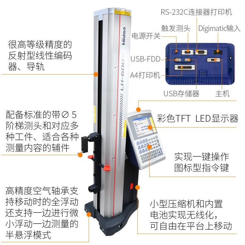 三丰高度仪LH-600E